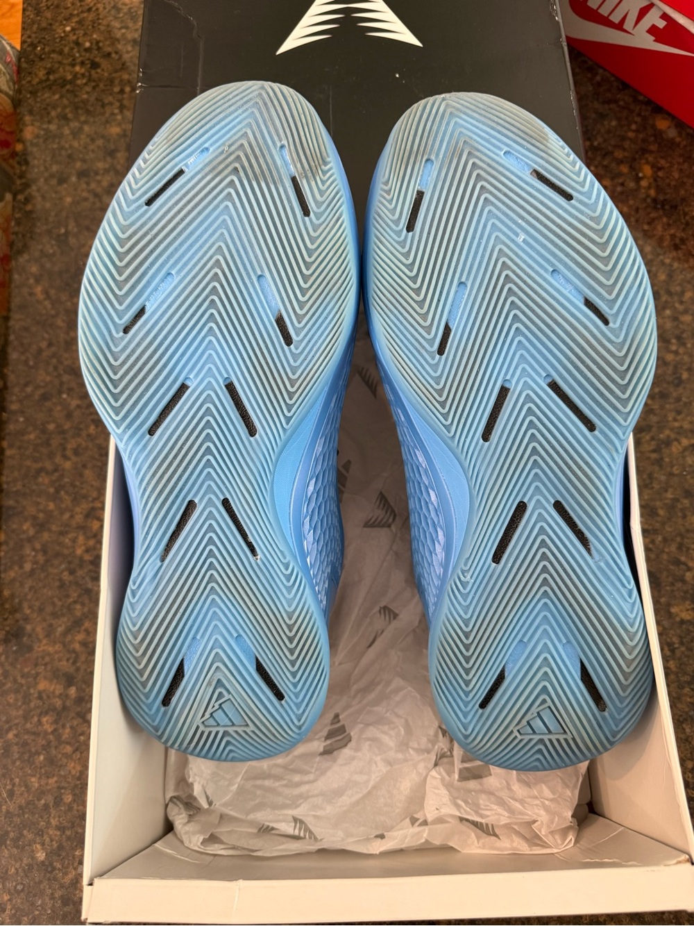 Adidas Anthony Edwards AE1 Low/Blue/Black size Men 11.5 - Picture 7 of 8